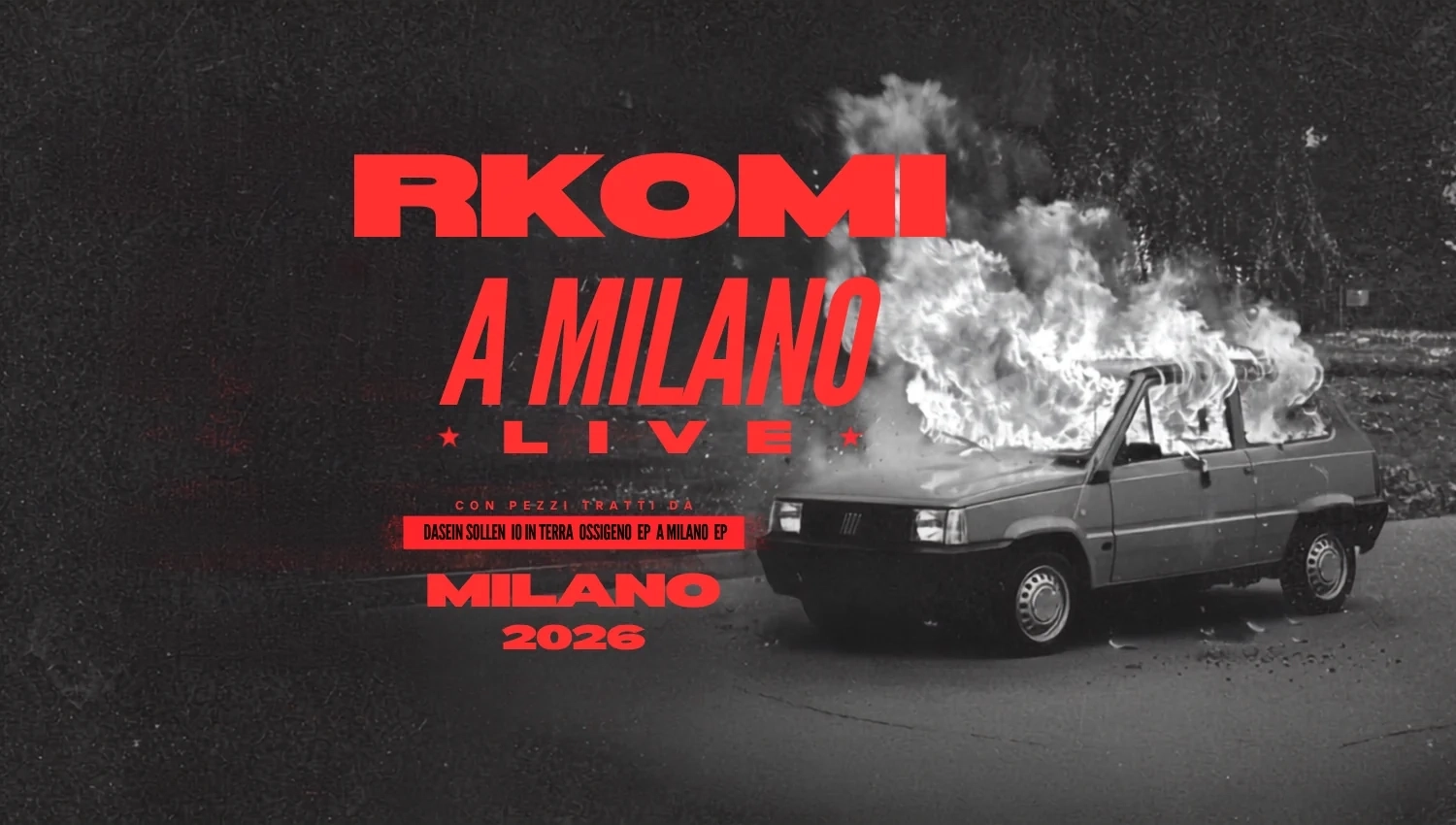Rkomi in der Fabrique Milano Tickets