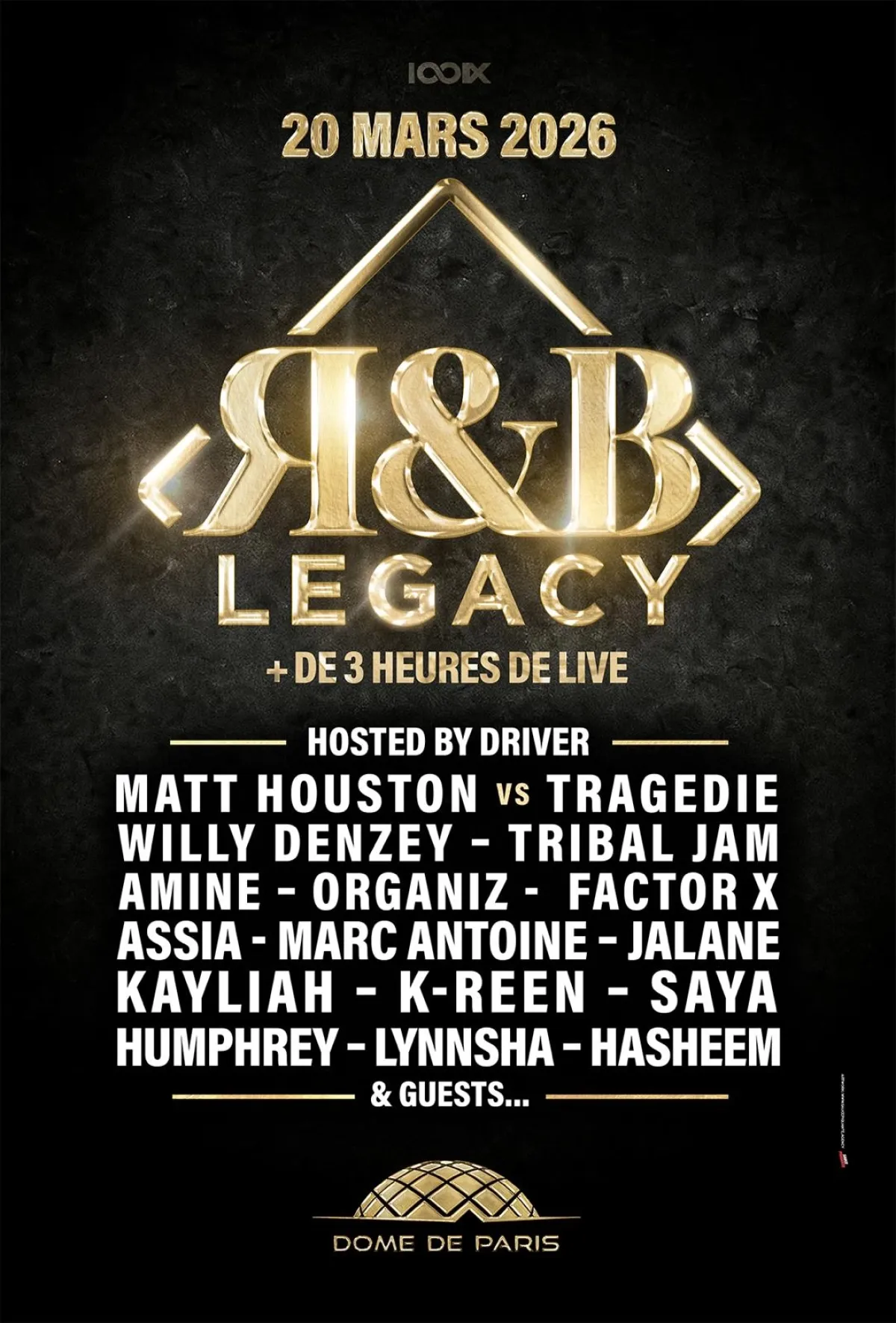 IconX RnB Legacy at Palais des Sports - Dome de Paris Tickets