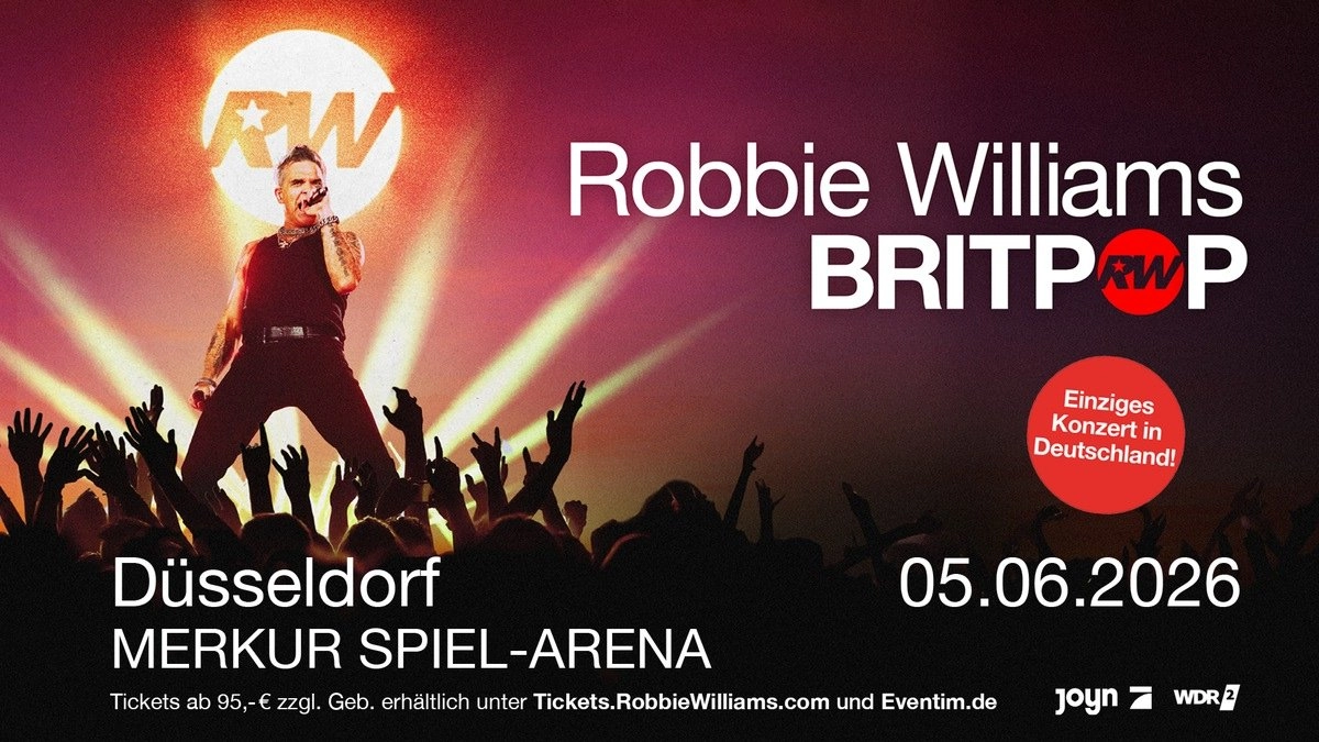Robbie Williams in der Merkur Spiel-Arena Tickets