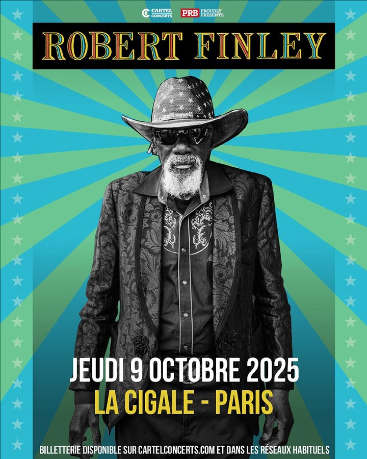 Billets Robert Finley (La Cigale - Paris)