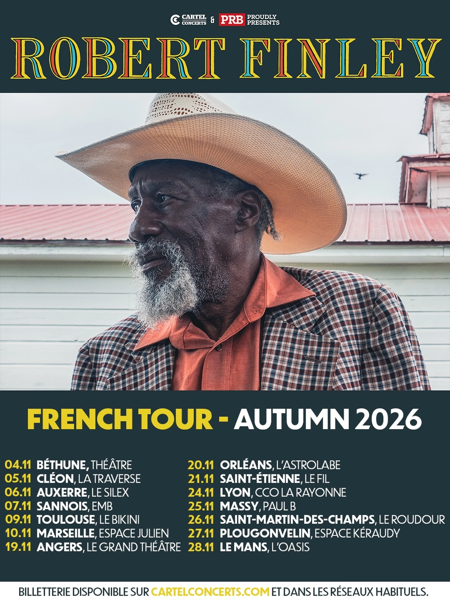Robert Finley at Le Ferrailleur Tickets