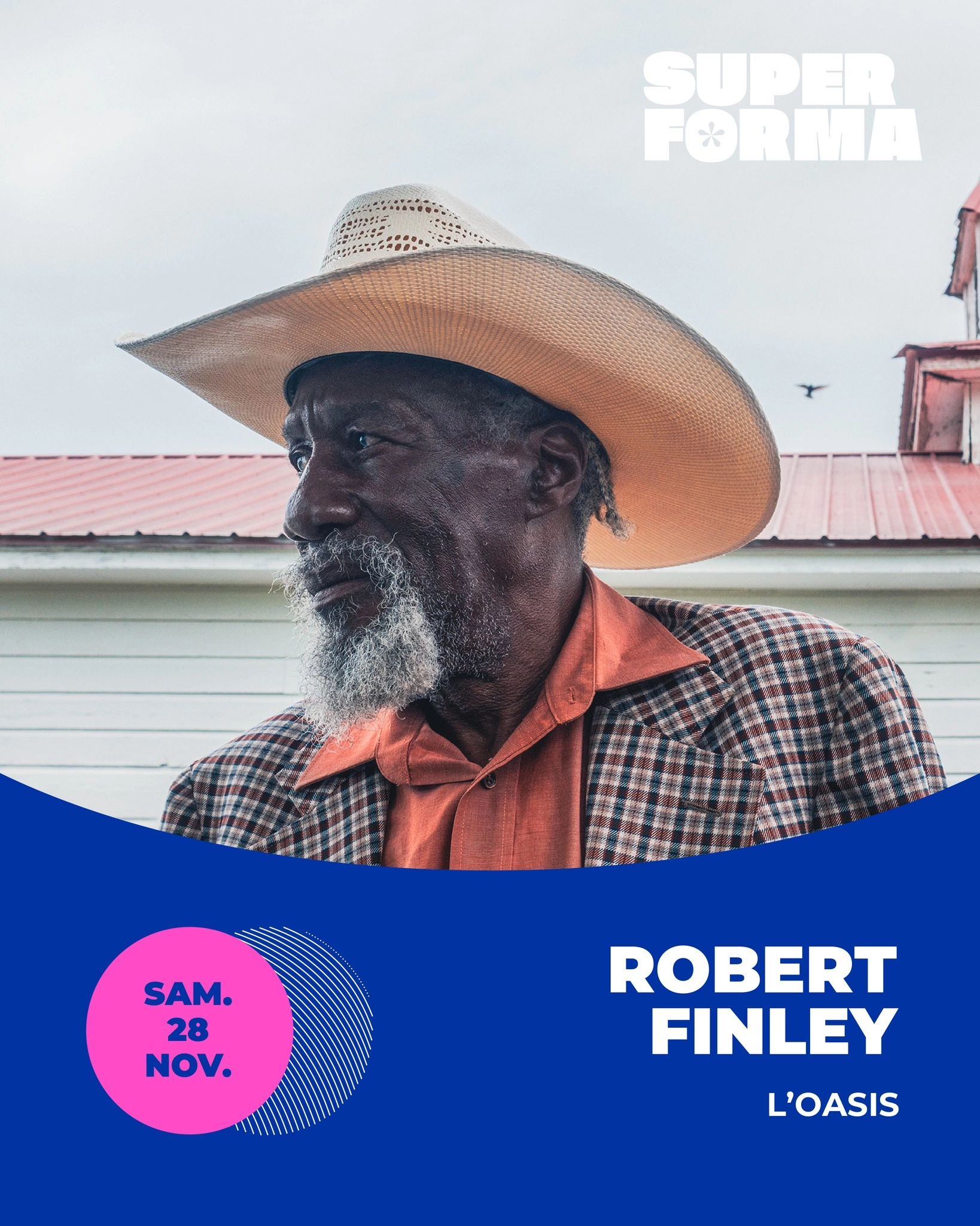 Robert Finley en L'Oasis Tickets