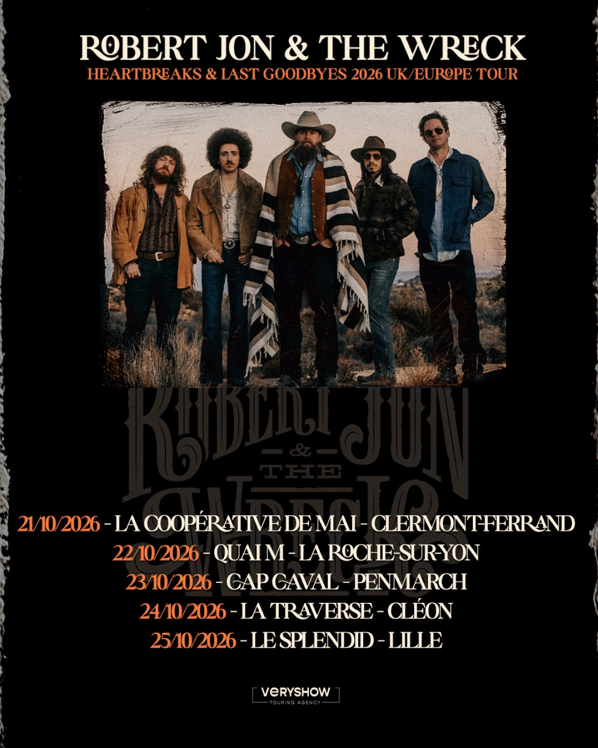 Billets Robert Jon and The Wreck (Le Splendid Lille - Lille)