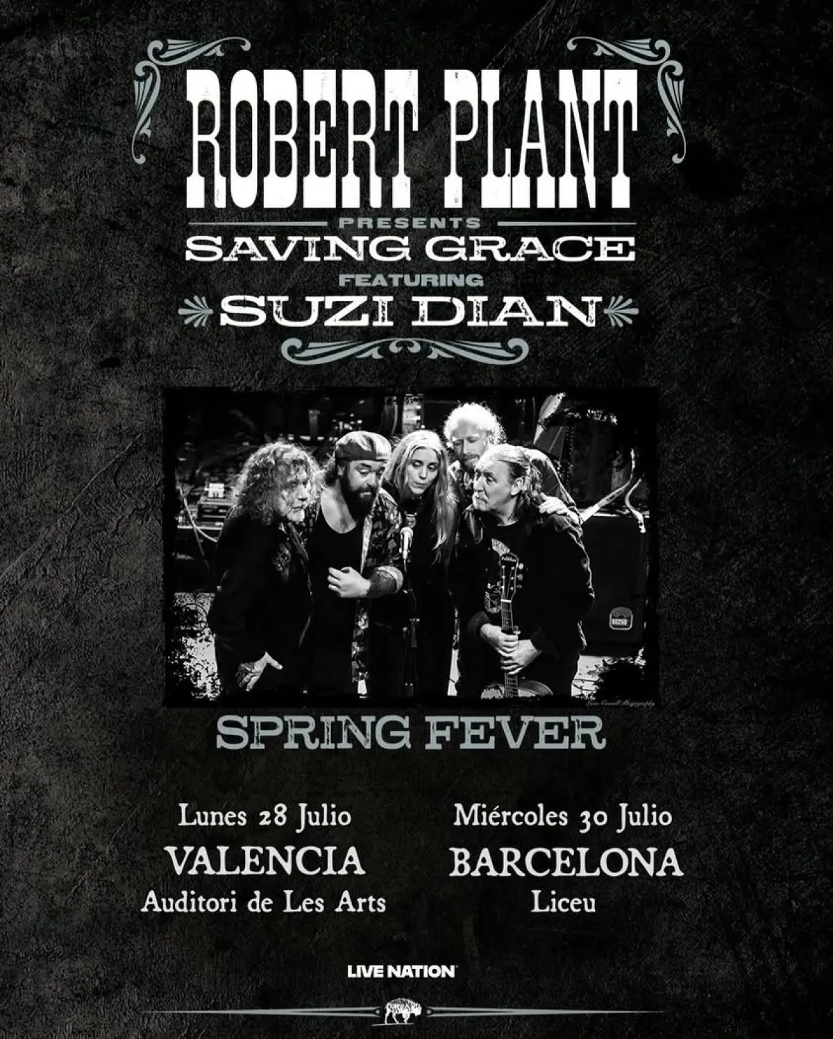 Billets Robert Plant (Gran Teatre Del Liceu - Barcelone)