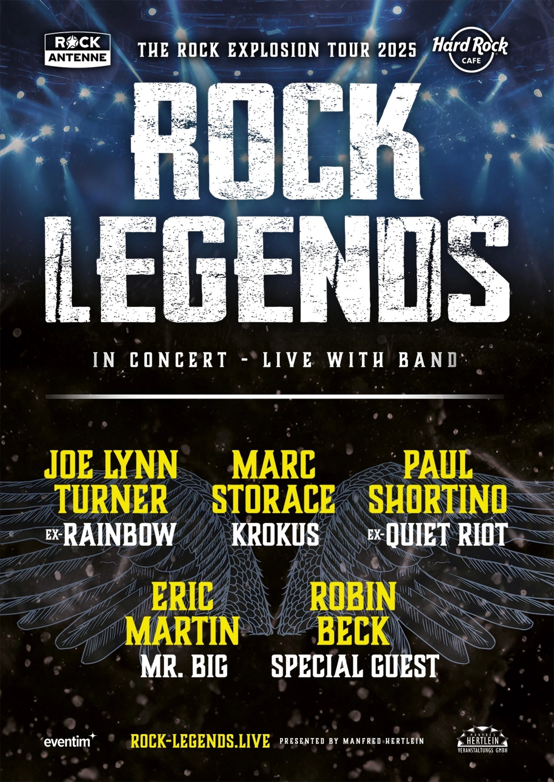 Rock Legends - The Rock Explosion Tour 2025 in der Volkswagen Halle Tickets