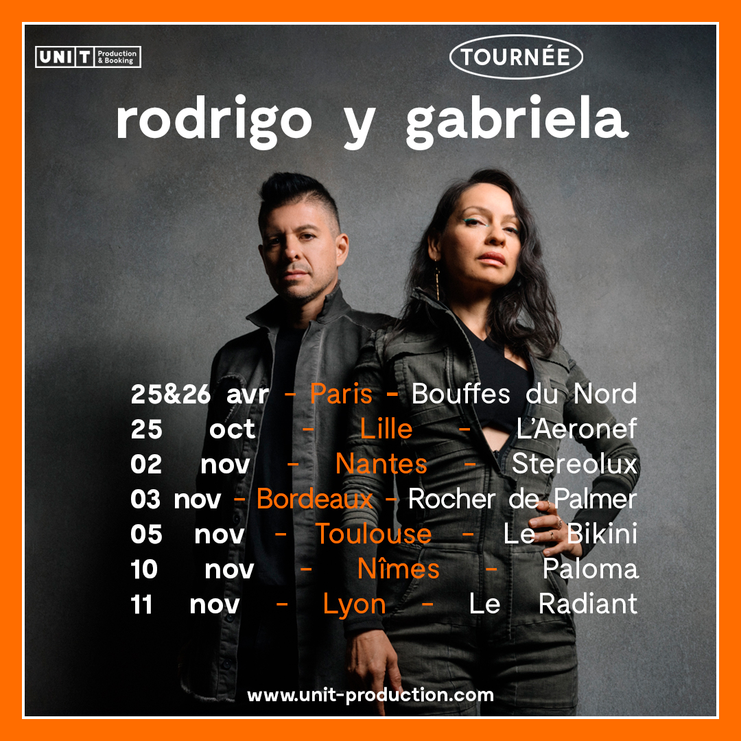 Billets Rodrigo y Gabriela (Aeronef - Lille)