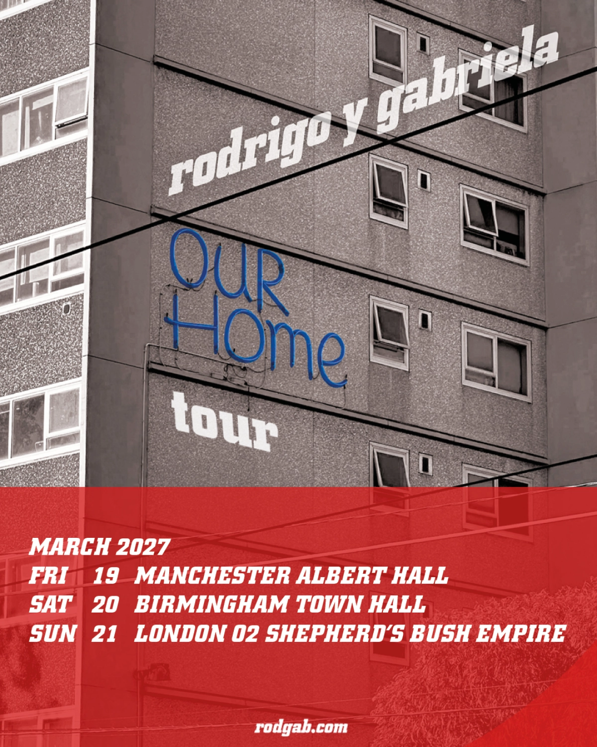 Rodrigo y Gabriela at Albert Hall Manchester Tickets