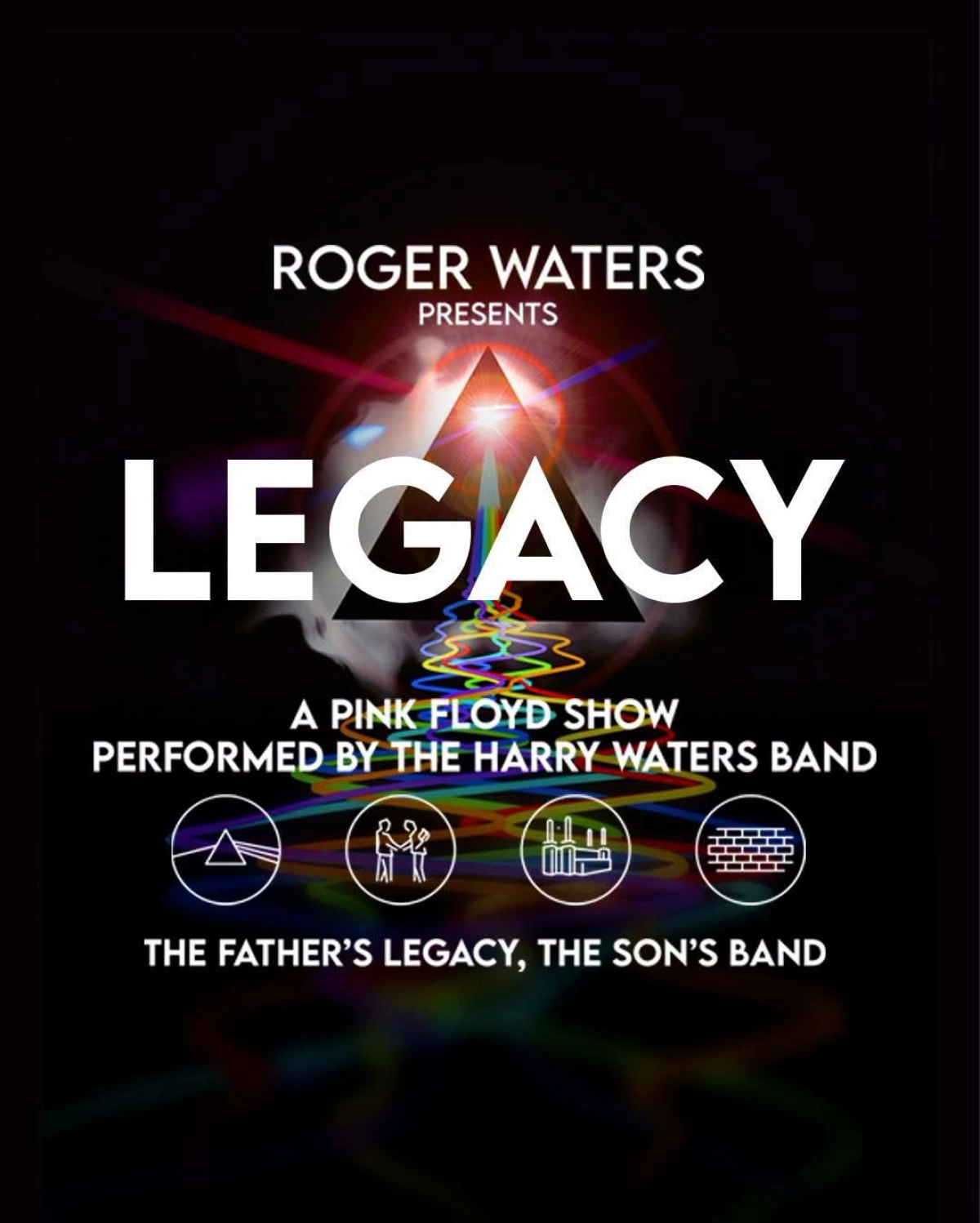 Roger Waters Presents Legacy - Performed By The Harry Waters Band at O2 City Hall Newcastle Tickets