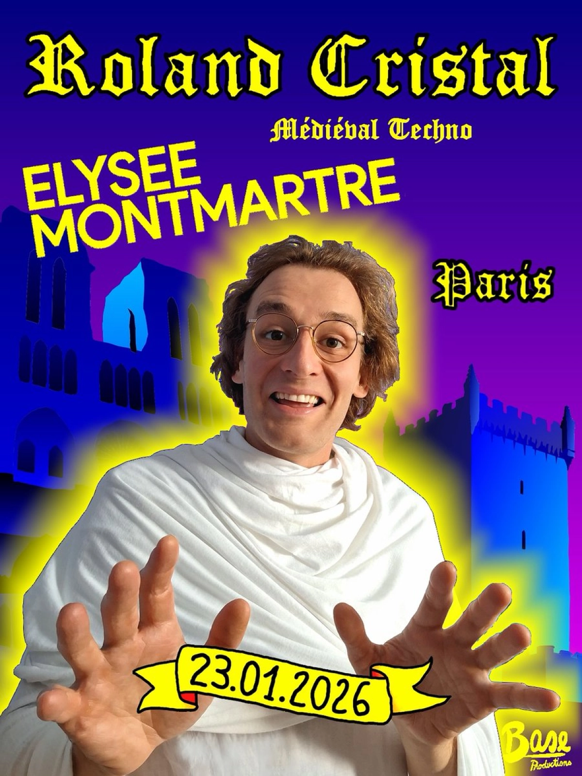 Roland Cristal al Elysee Montmartre Tickets