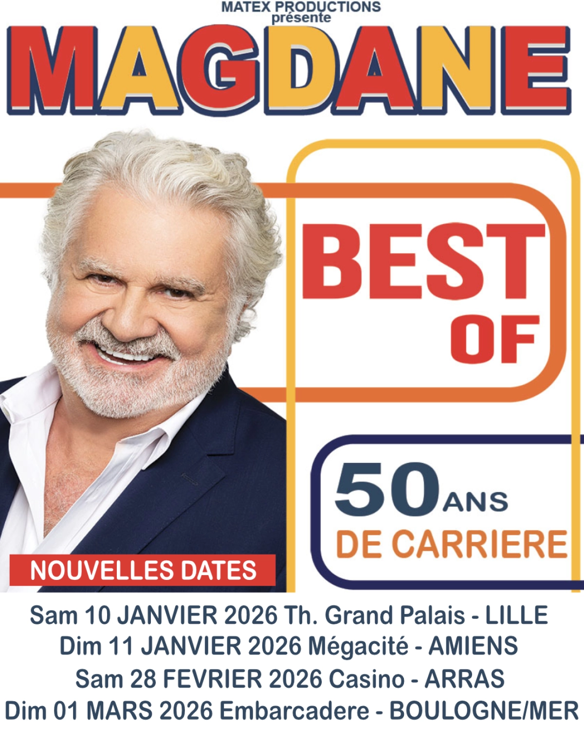 Billets Roland Magdane (Megacite Amiens - Amiens)