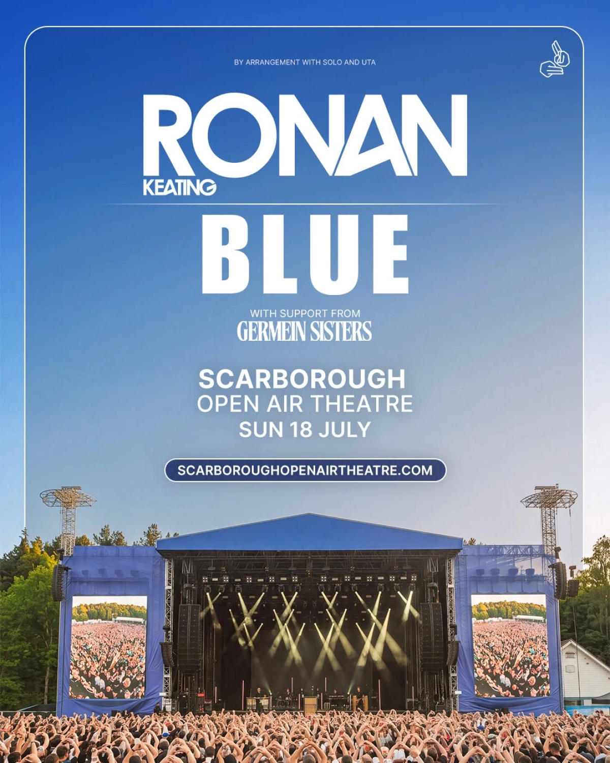 Ronan Keating - Blue at Scarborough Open Air Theatre Tickets