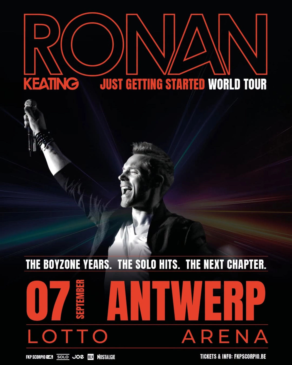 Ronan Keating at Lotto Arena Tickets