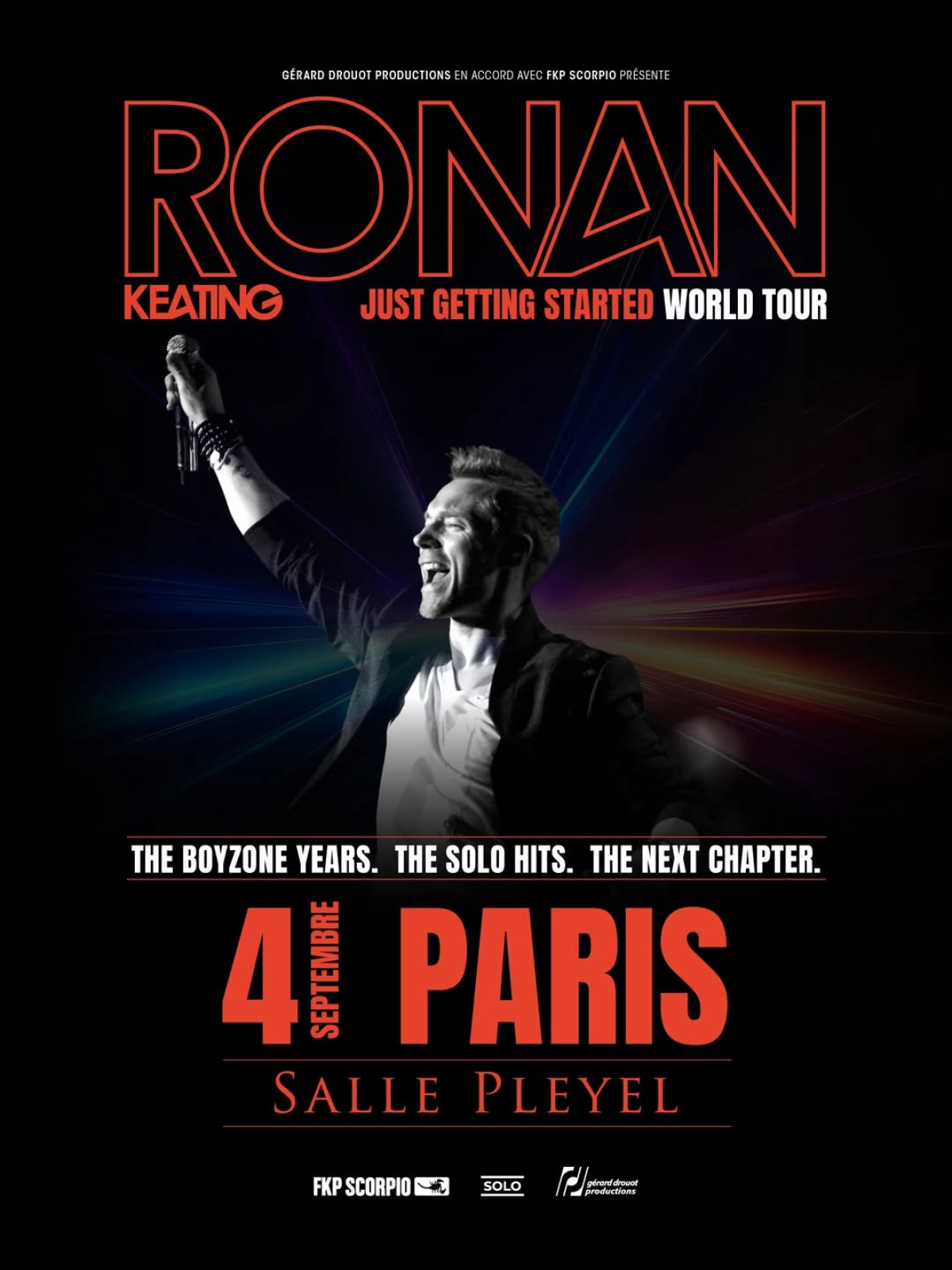 Ronan Keating at Salle Pleyel Tickets