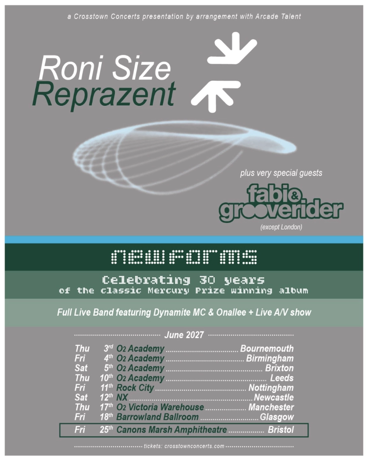 Roni Size at O2 Academy Leeds Tickets