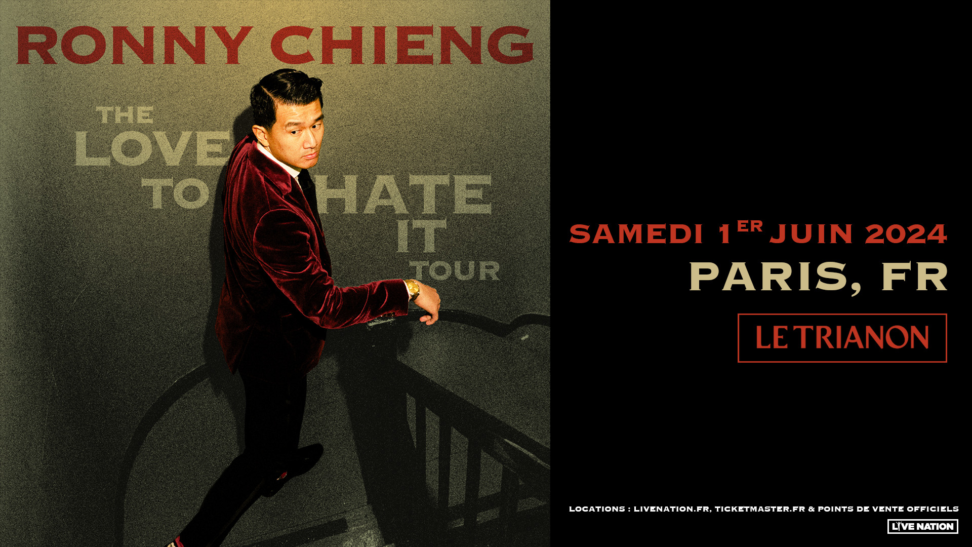 Ronny Chieng al Le Trianon Tickets