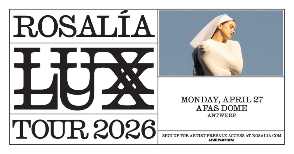 Billets Rosalía (AFAS Dome - Anvers)