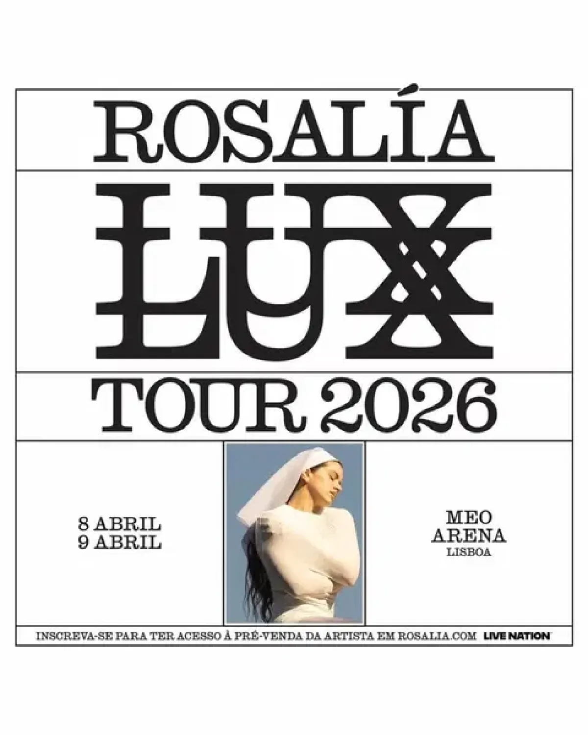 Rosalía at MEO Arena Tickets