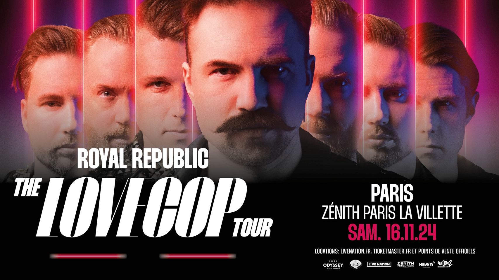 Royal Republic en Zenith Paris Tickets