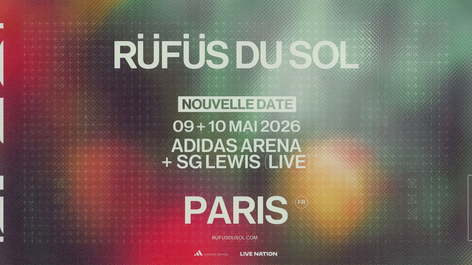 Billets Rufus Du Sol (Adidas Arena - Paris)