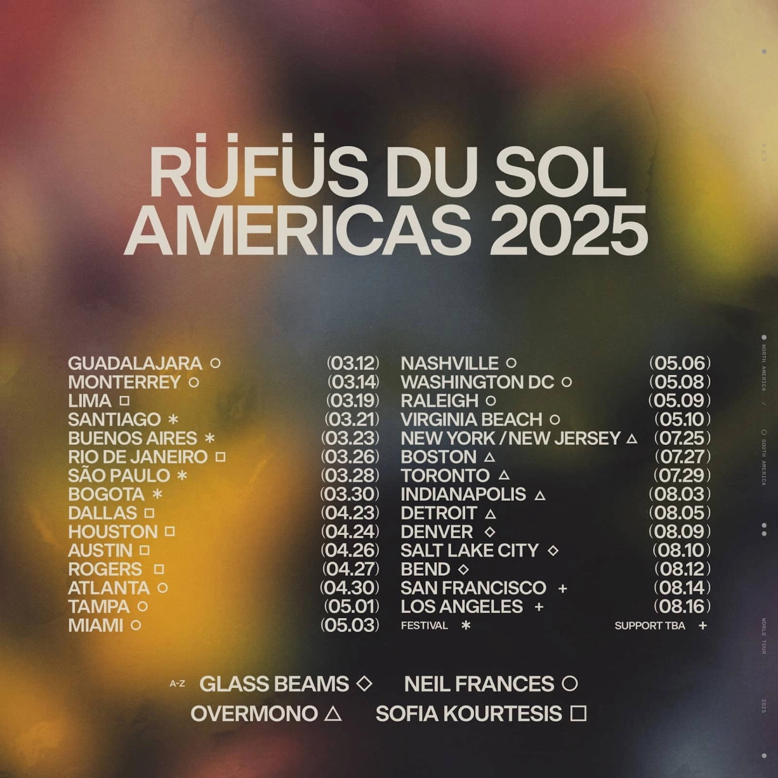 Rufus Du Sol at Budweiser Stage Tickets
