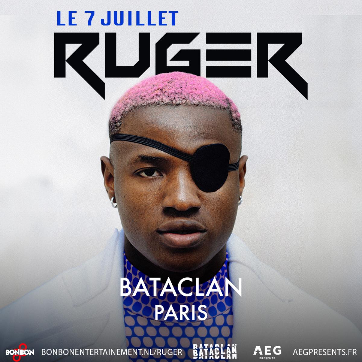 Ruger at Bataclan Tickets