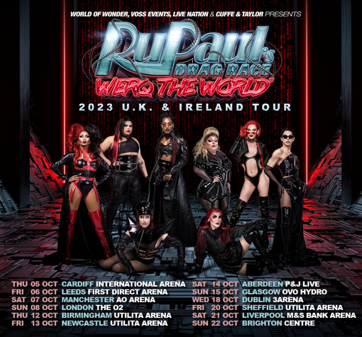 Billets Rupaul's Drag Race Werq The World Tour (Cardiff International Arena - Cardiff)