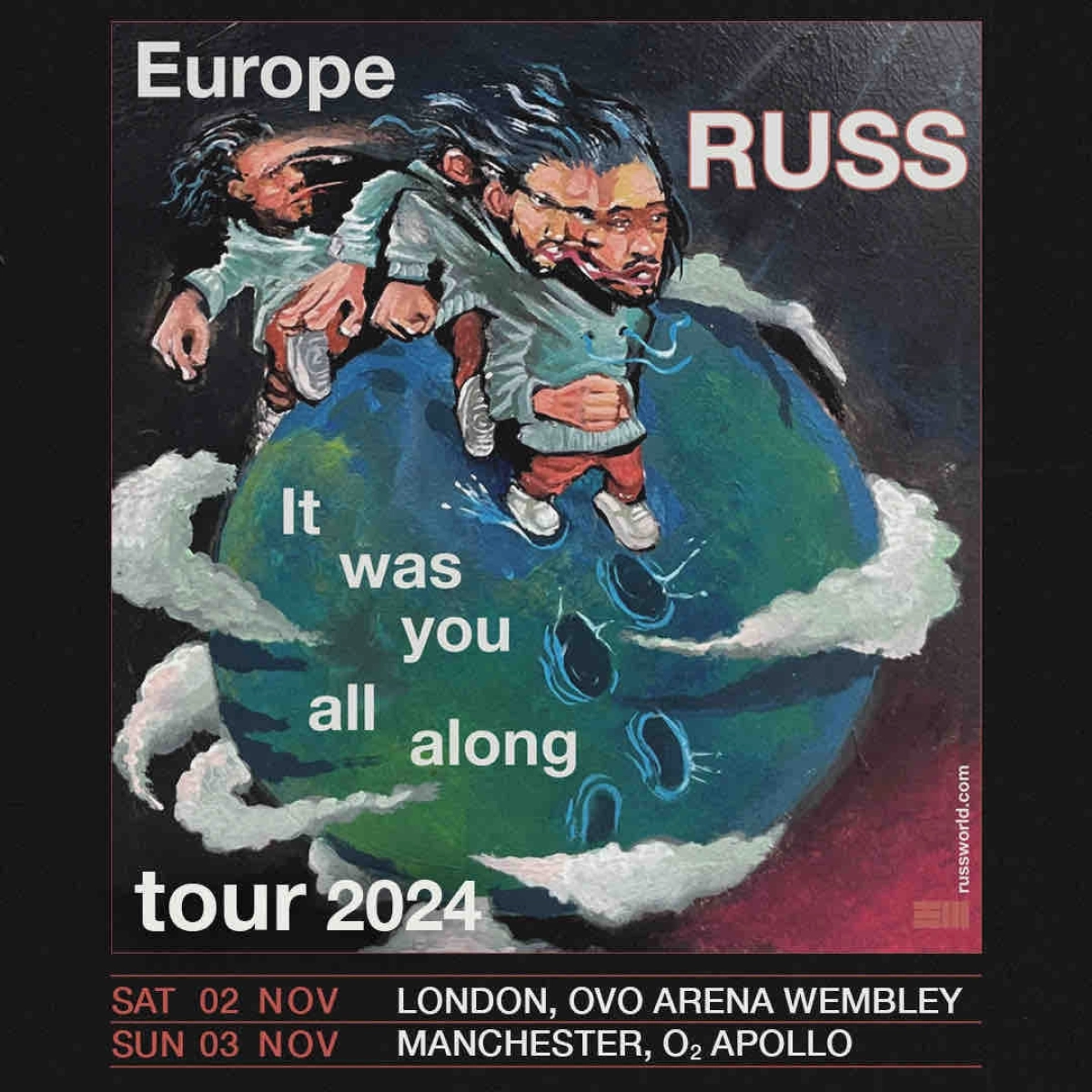 Russ al OVO Arena Wembley Tickets
