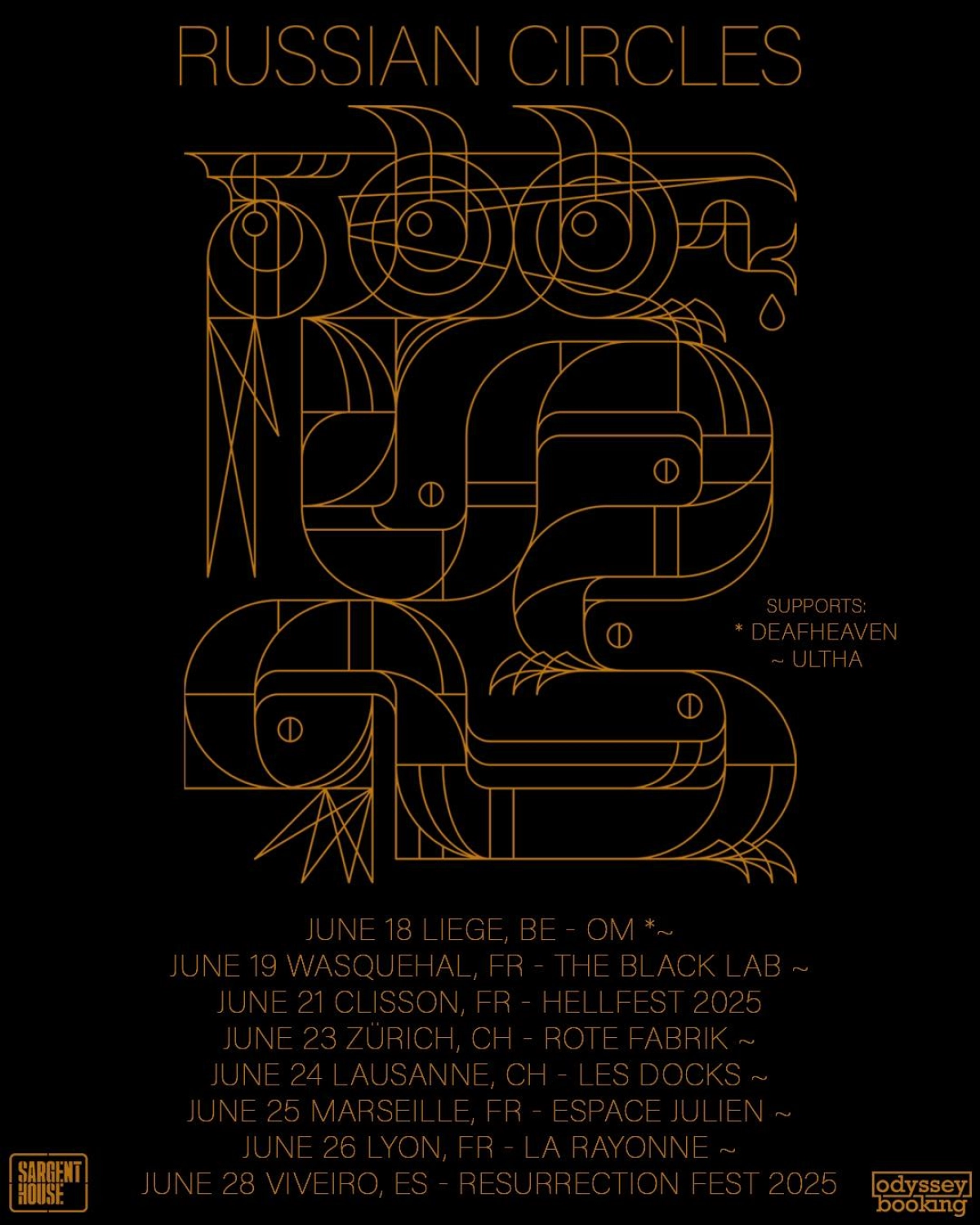 Russian Circles - Ultha at Espace Julien Tickets