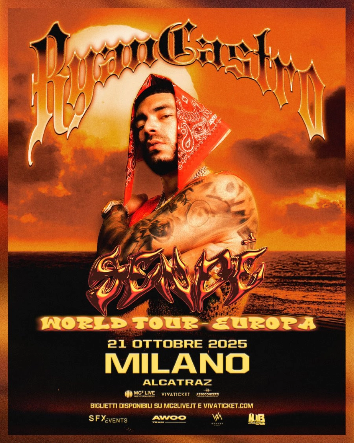 Billets Ryan Castro (Alcatraz Milan - Milan)