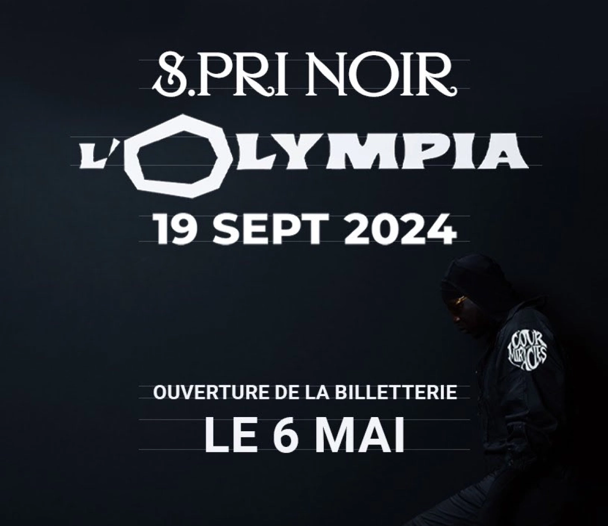 Concert S.Pri Noir à Paris (Olympia) du 19 septembre 2024