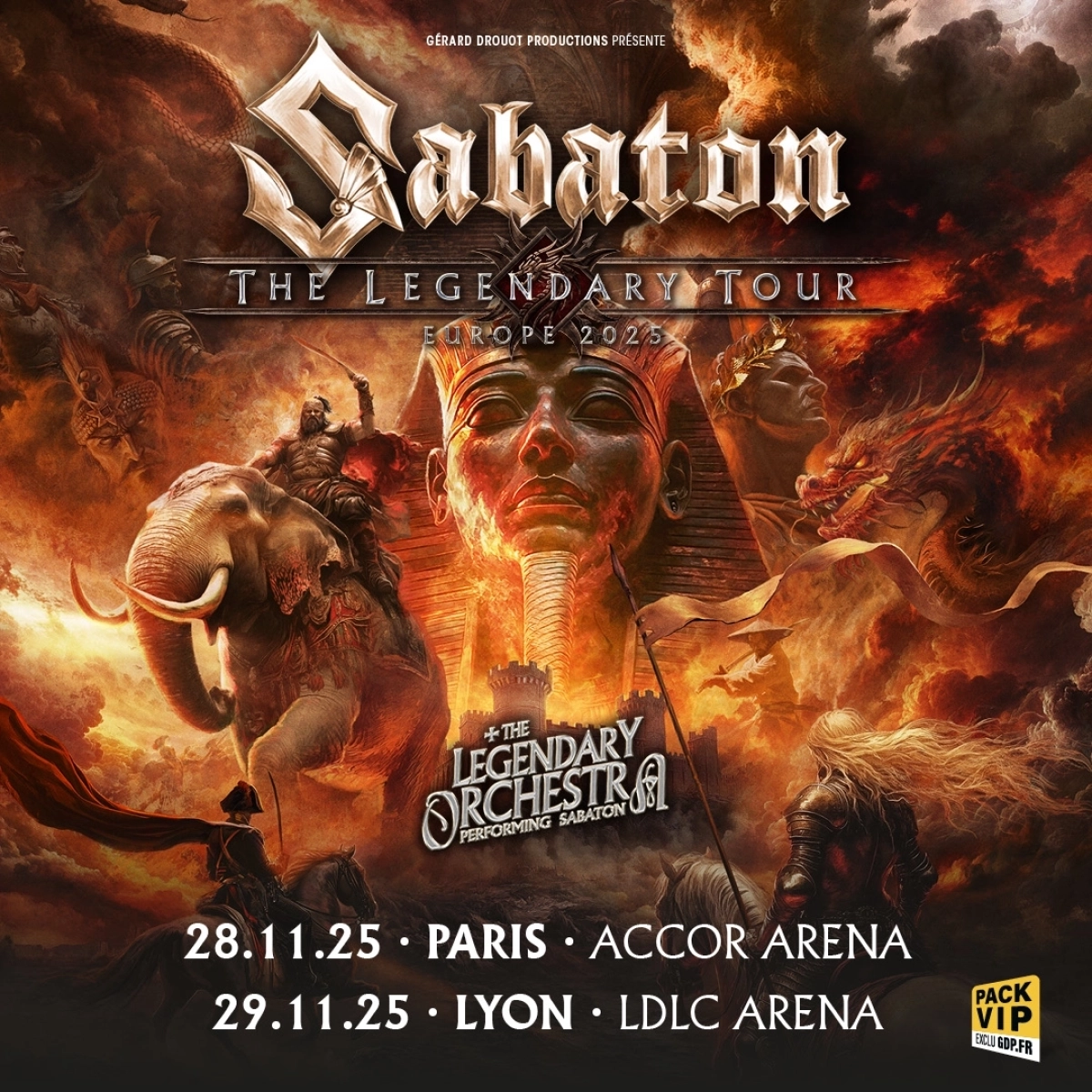 Billets Sabaton (LDLC Arena - Lyon)