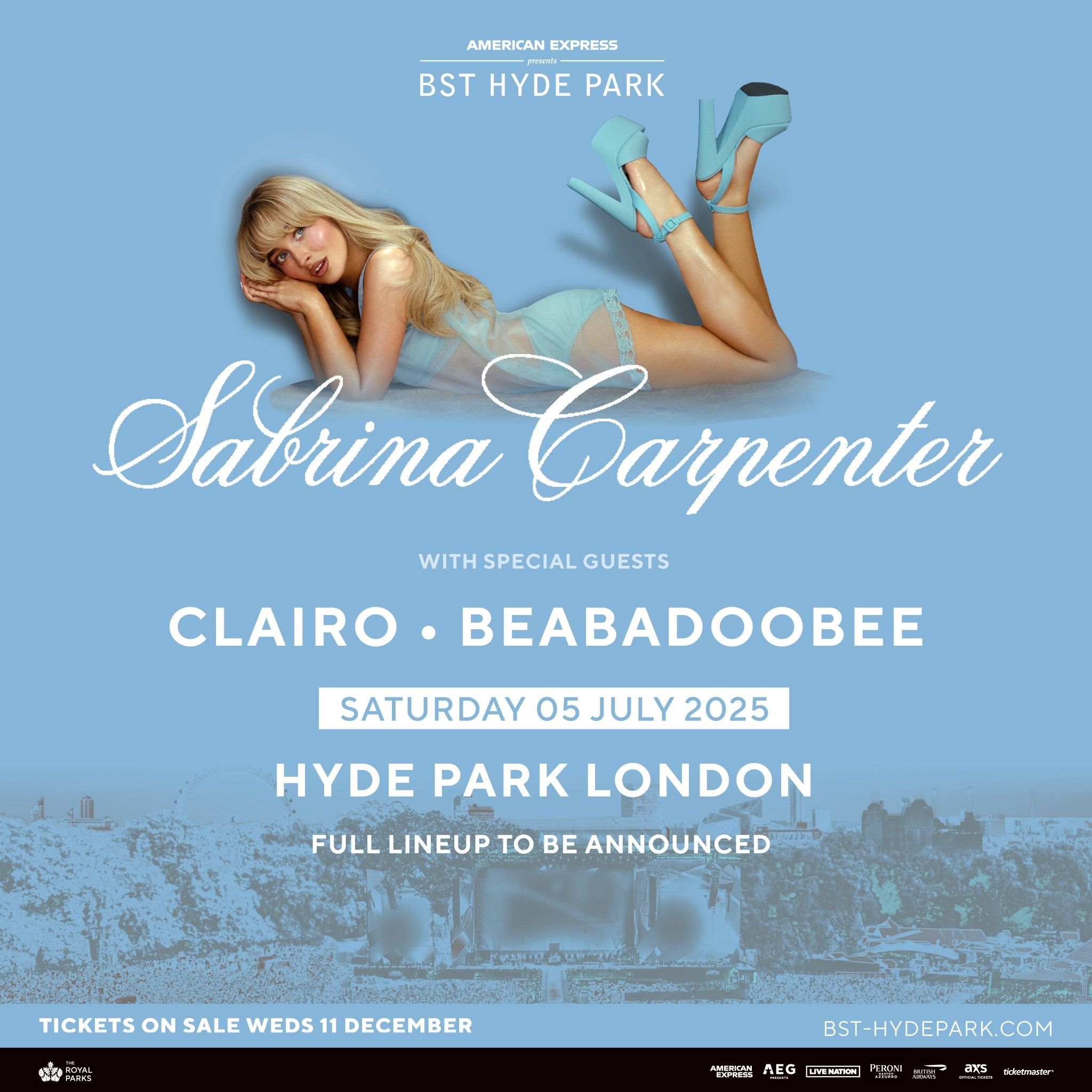 Billets Sabrina Carpenter (Hyde Park - Londres)