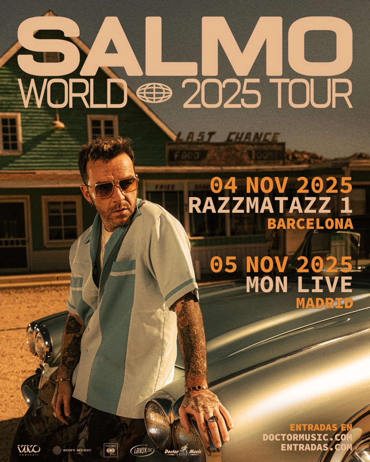 Billets Salmo (Razzmatazz - Barcelone)