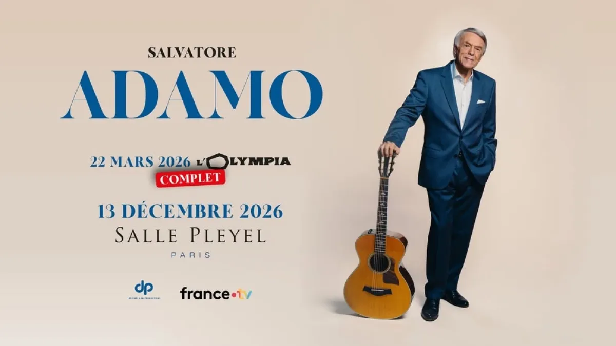 Billets Salvatore Adamo (Salle Pleyel - Paris)
