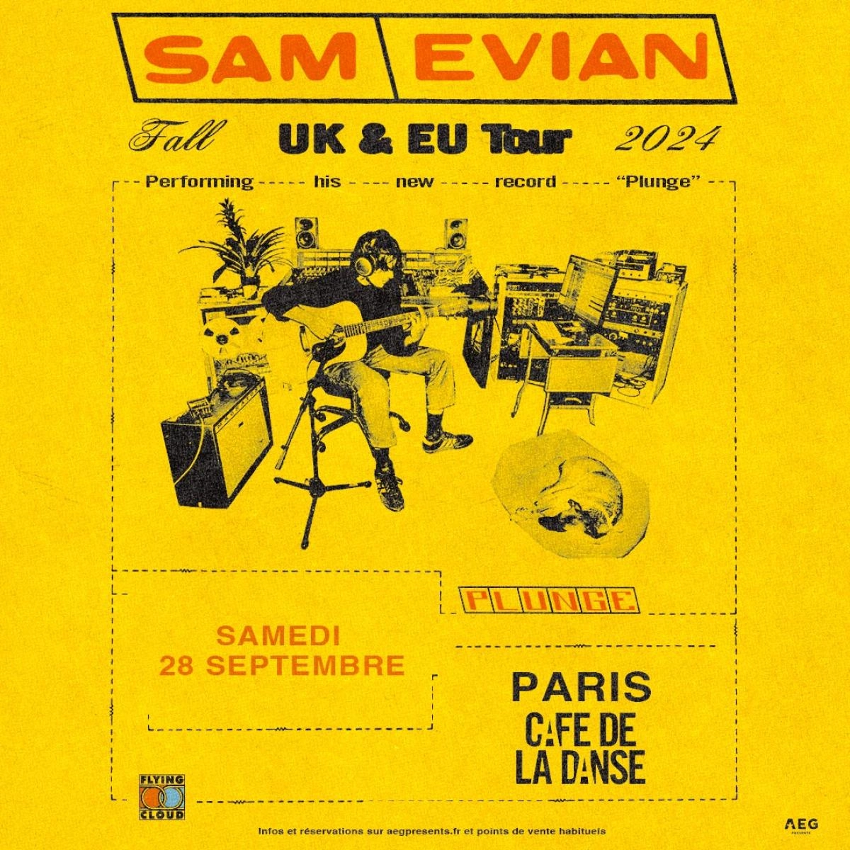 Sam Evian al Cafe De la Danse Tickets