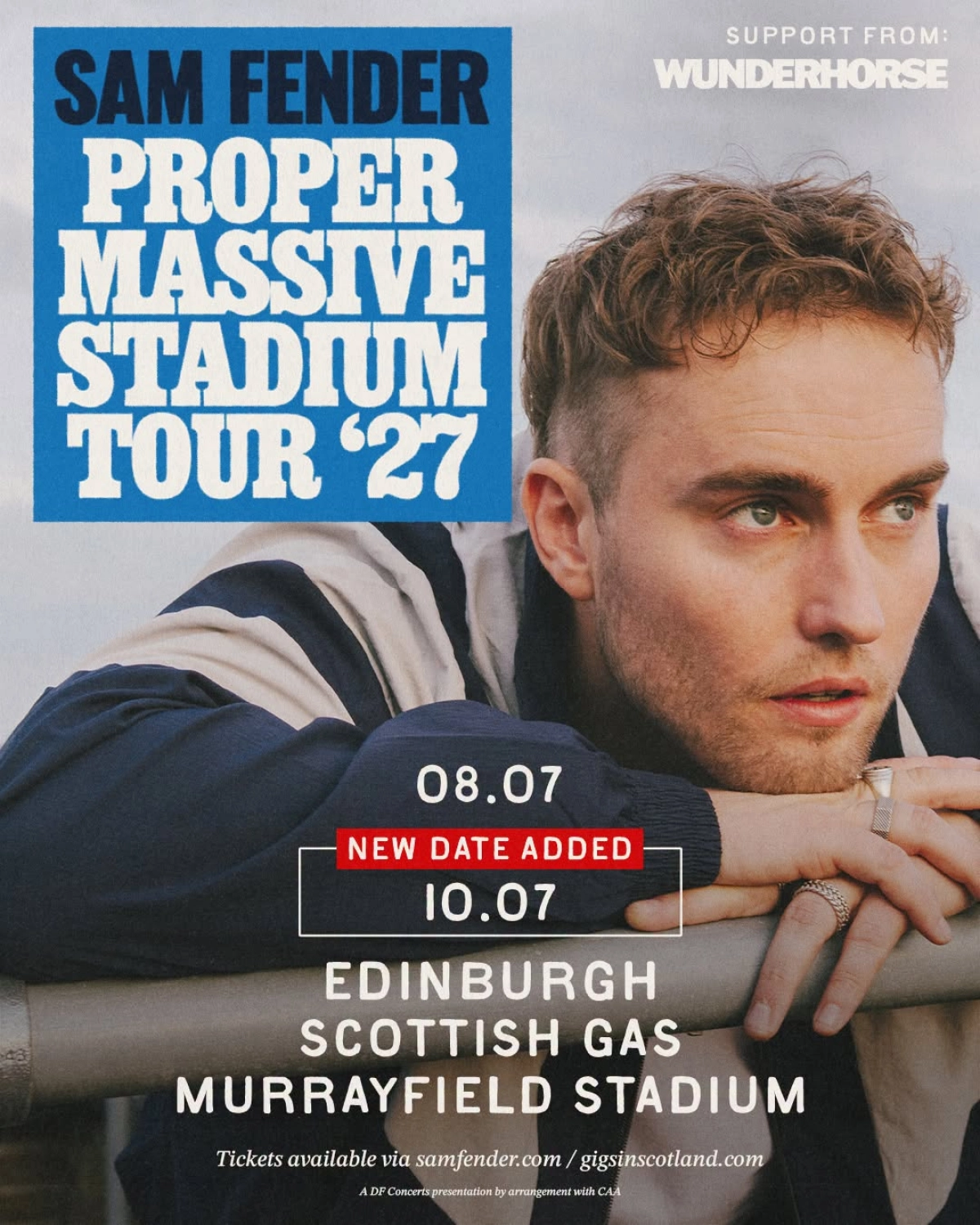 Sam Fender at Murrayfield Stadium Tickets