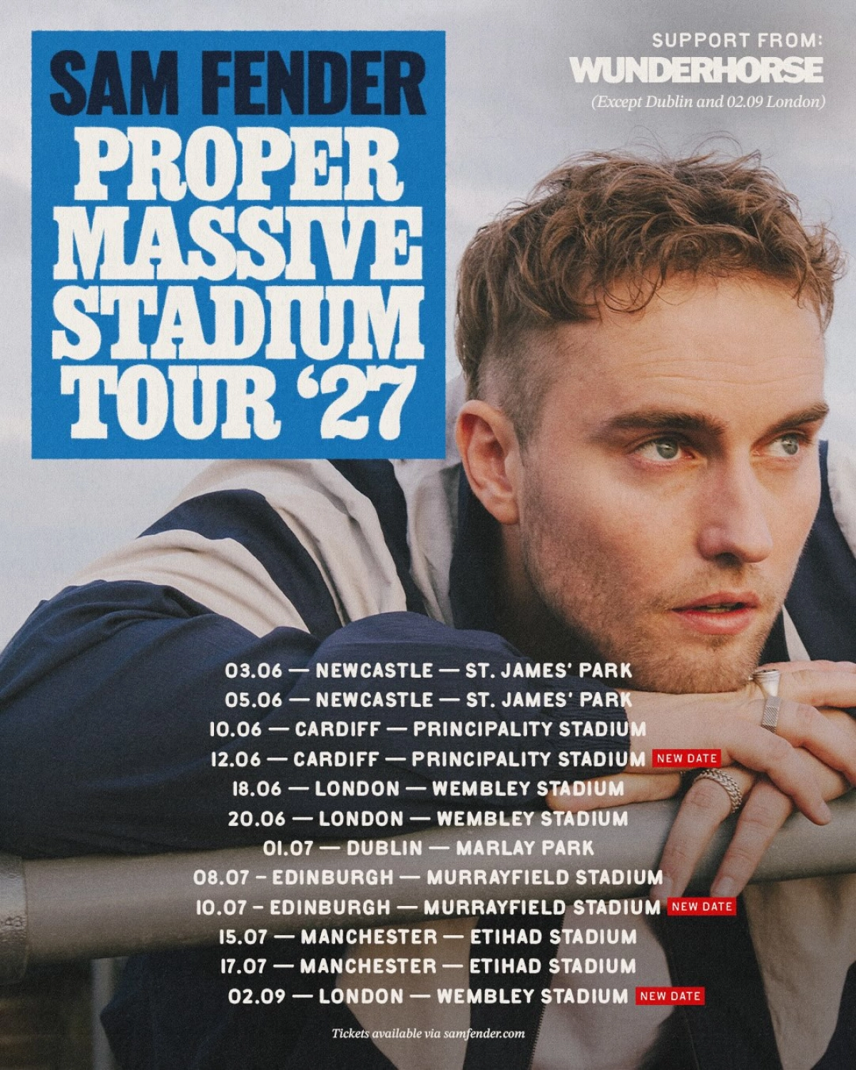 Sam Fender at Principality Stadium Tickets