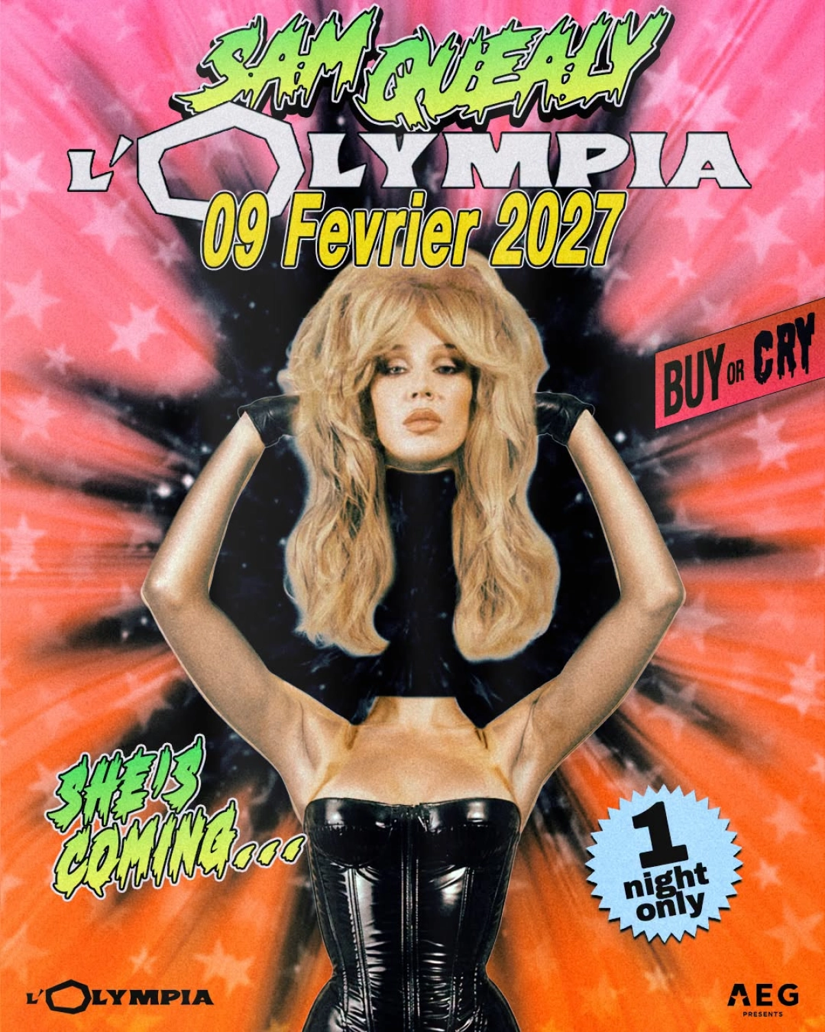 Billets Sam Quealy (Olympia - Paris)