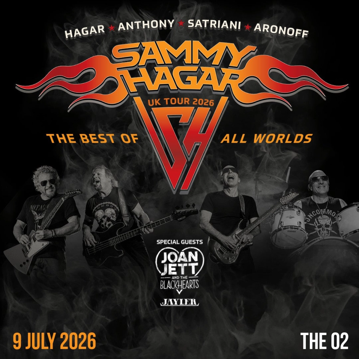 Billets Sammy Hagar (O2 Arena - Londres)