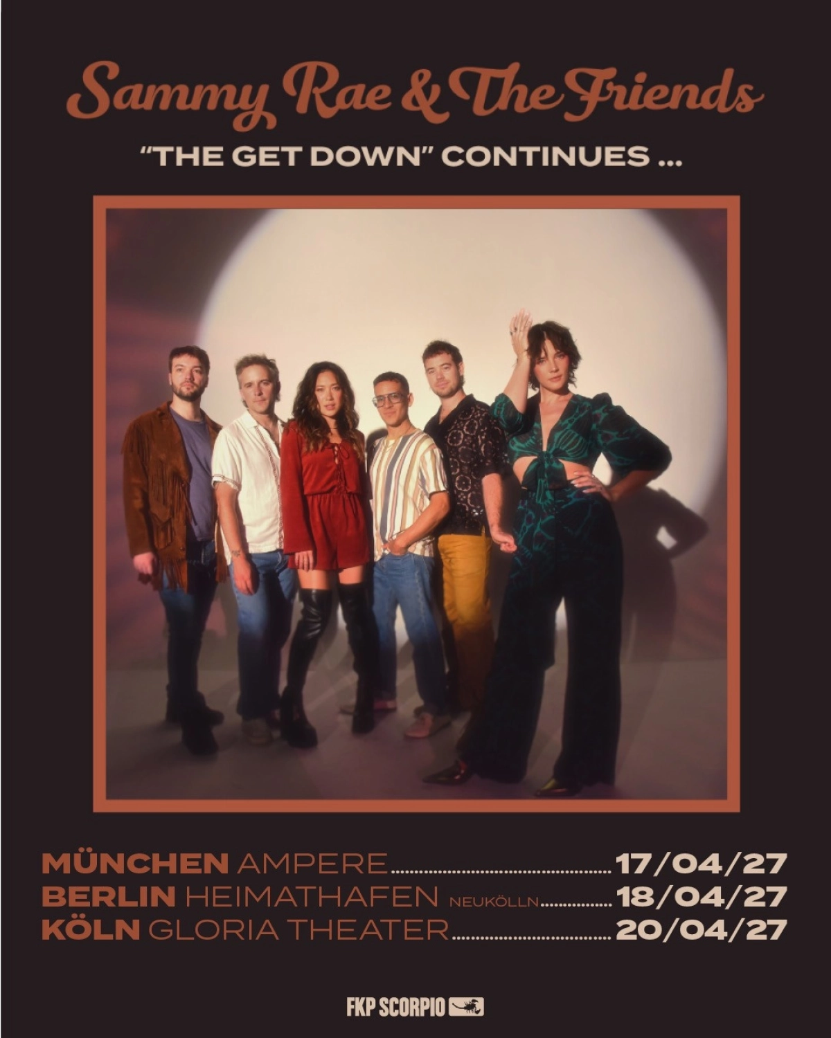 Sammy Rae and The Friends at Ampere Muffatwerk Tickets