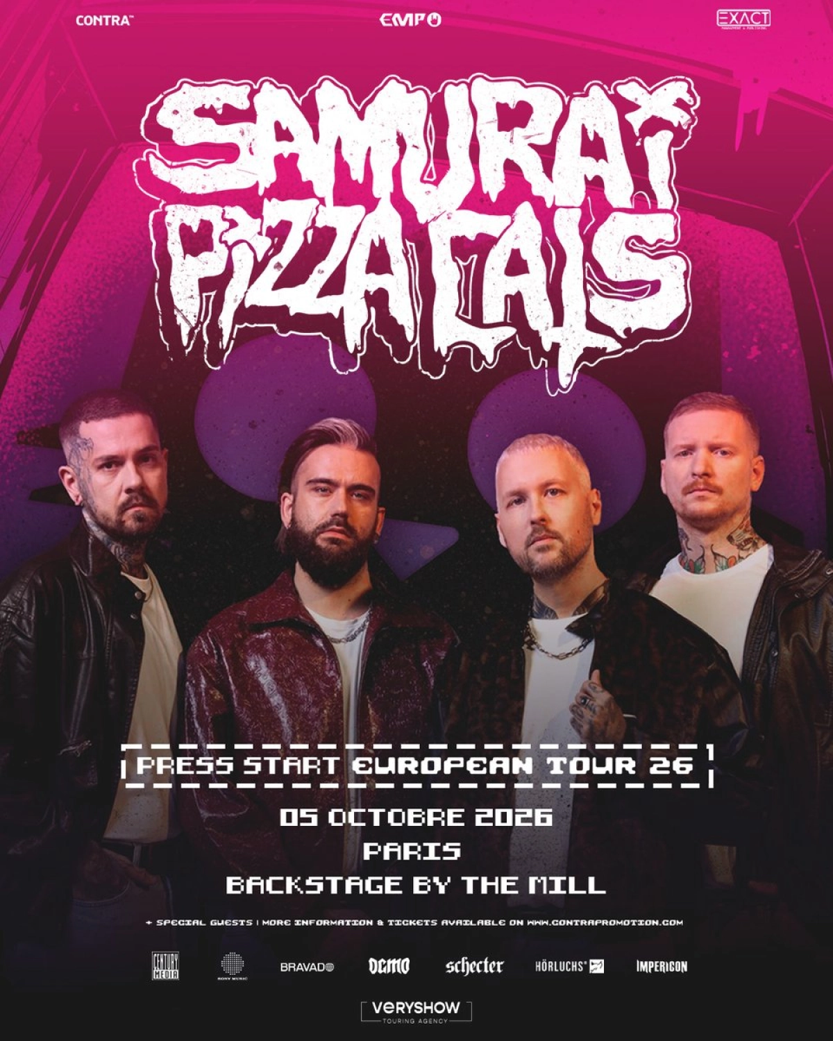 Billets Samurai Pizza Cats (O'Sullivans Backstage By The Mill - Paris)