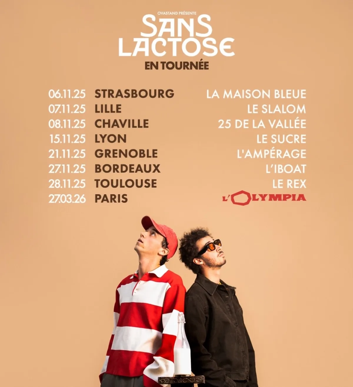 Billets Sans Lactose (Le Rex de Toulouse - Toulouse)