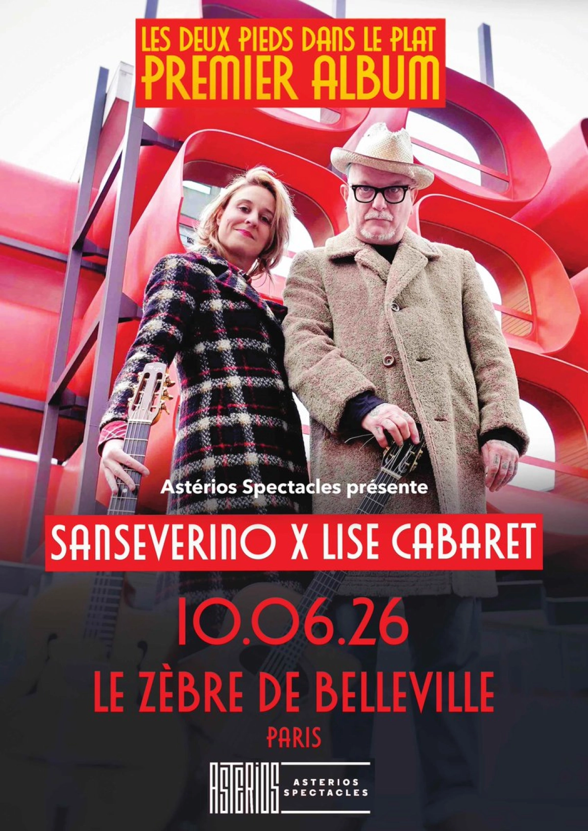 Sanseverino X Lise Cabaret en Le Zebre de Belleville Tickets