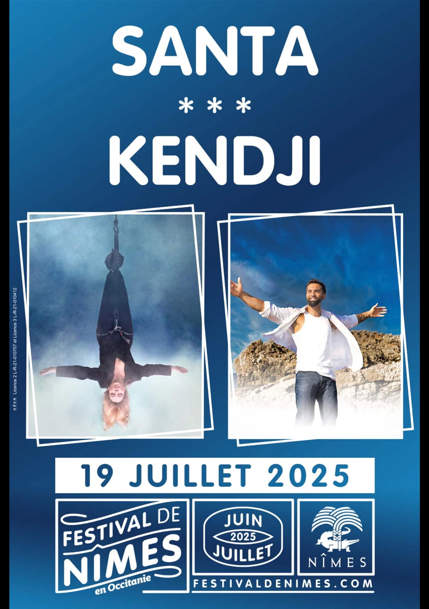 Santa - Kendji en Arenes de Nimes Tickets