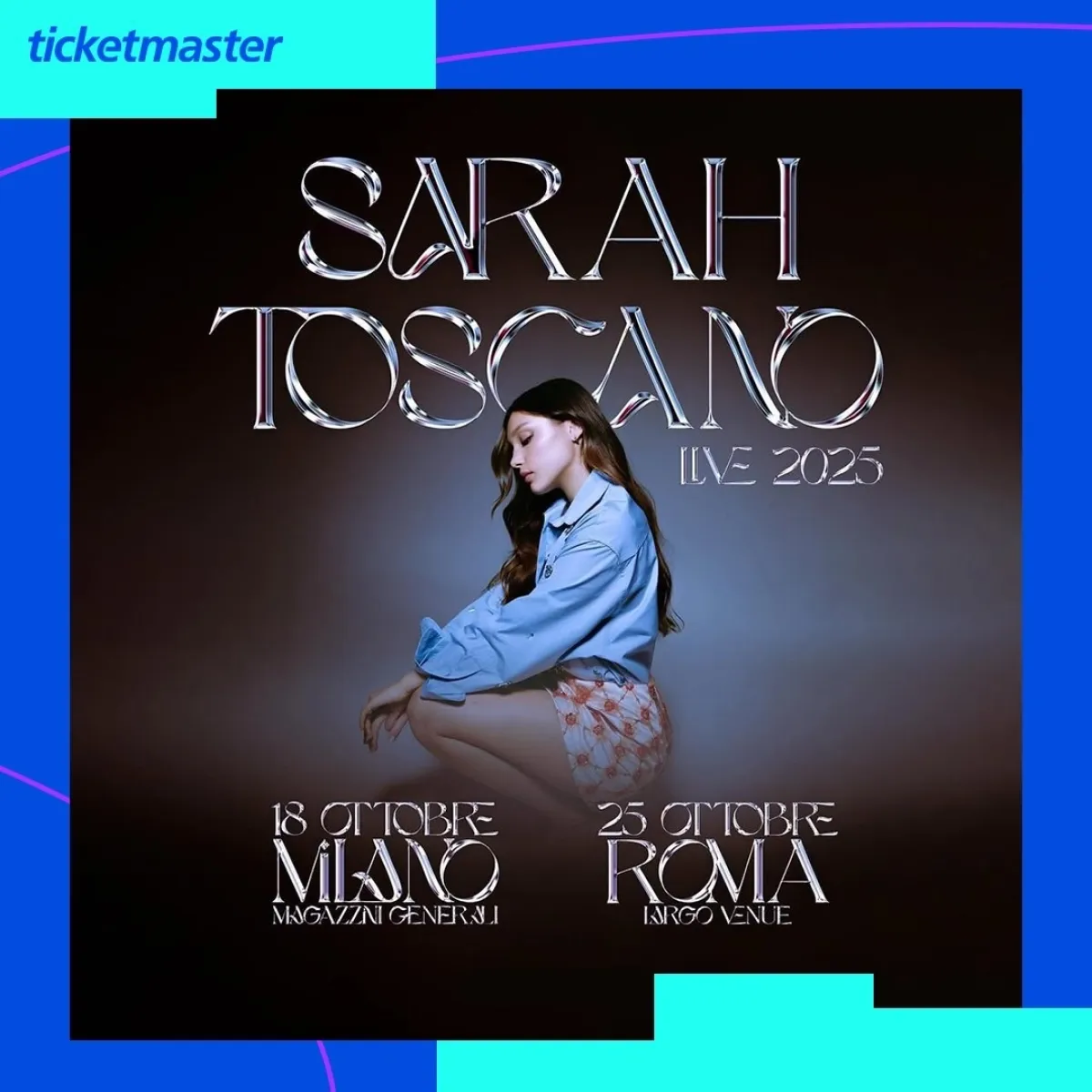 Billets Sarah Toscano (Largo Venue - Rome)