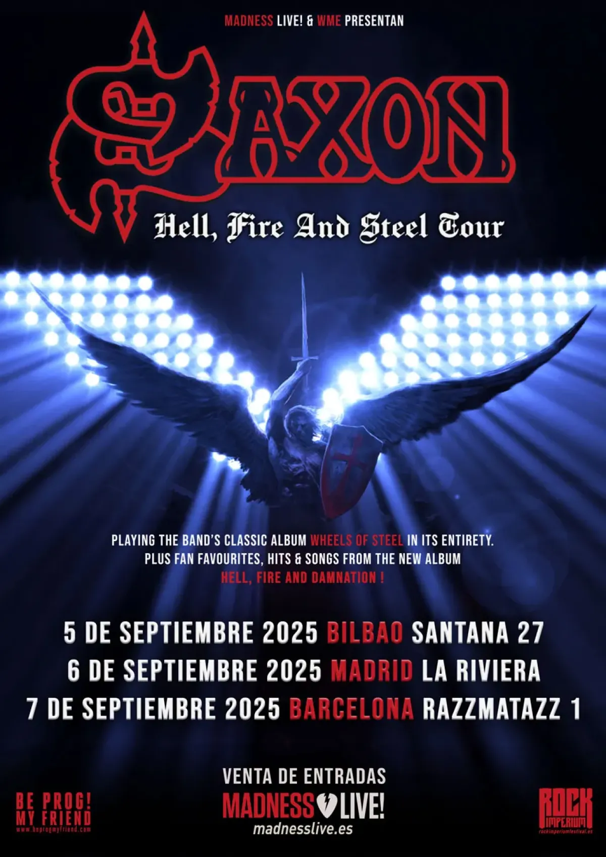 Saxon en La Riviera Tickets