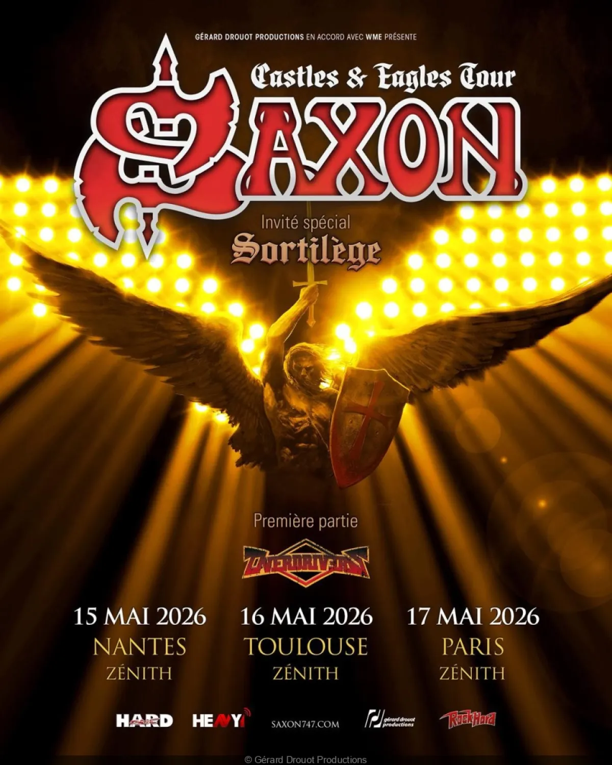 Billets Saxon (Zenith Paris - Paris)