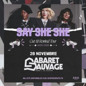 Billets Say She She (Cabaret Sauvage - Paris)