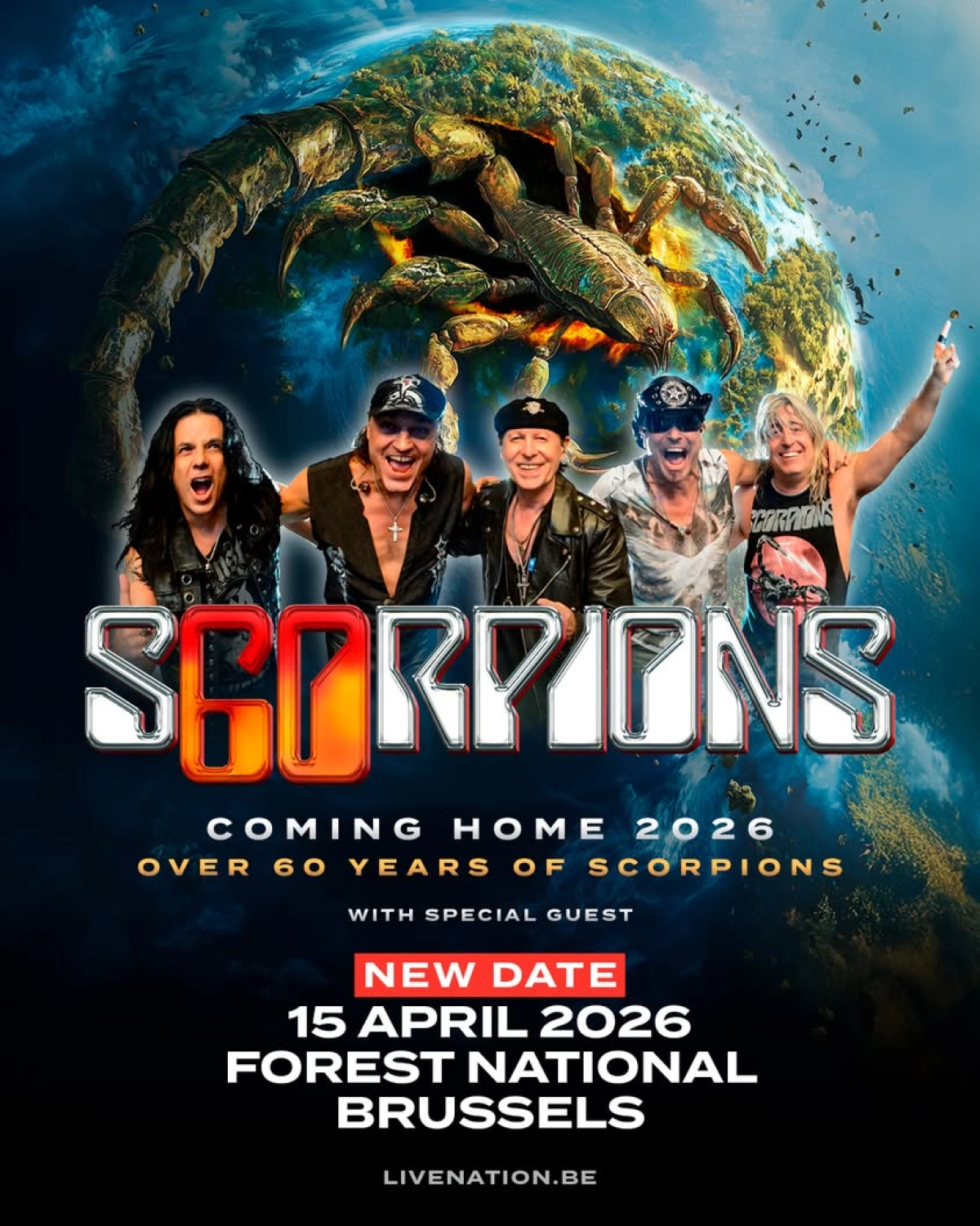 Billets Scorpions (Forest National - Bruxelles)