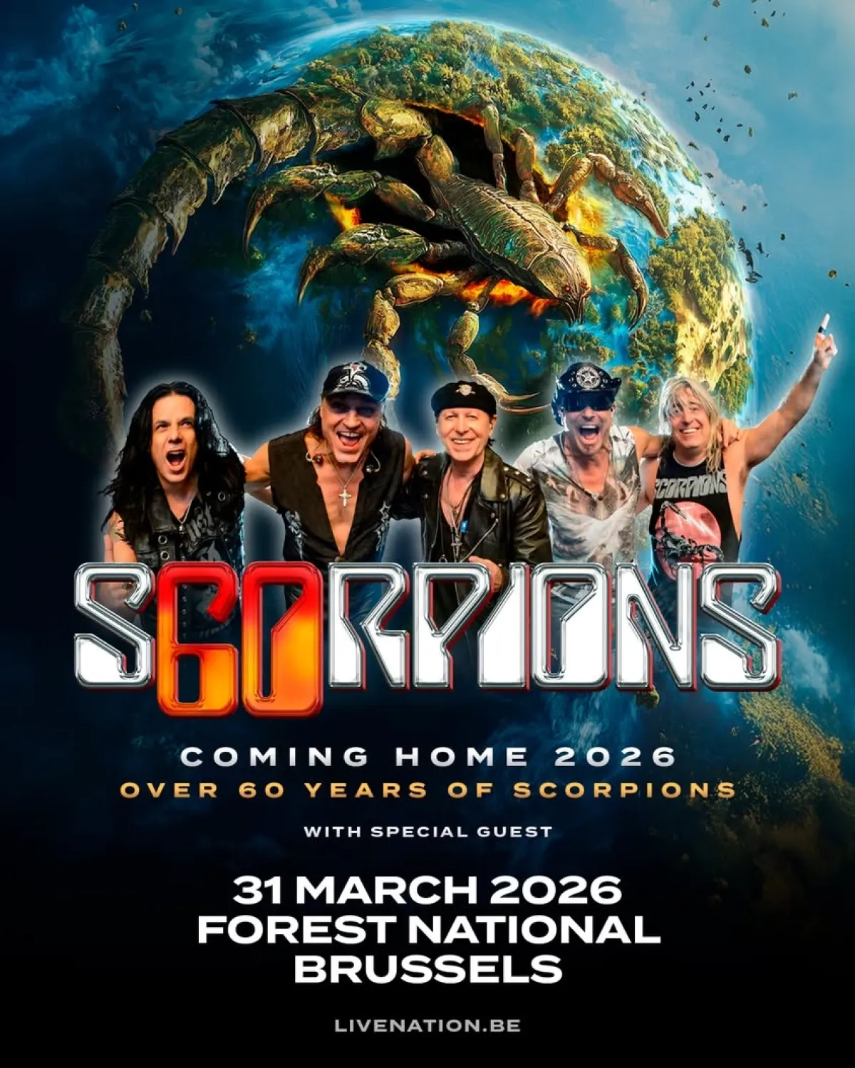 Scorpions al Forest National Tickets